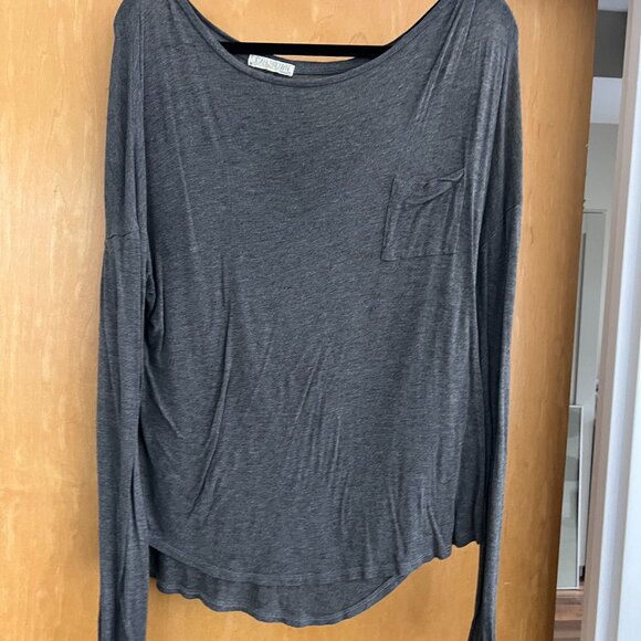 Joah Brown Tops - Joah Brown Grey Long Sleeve Top M/L